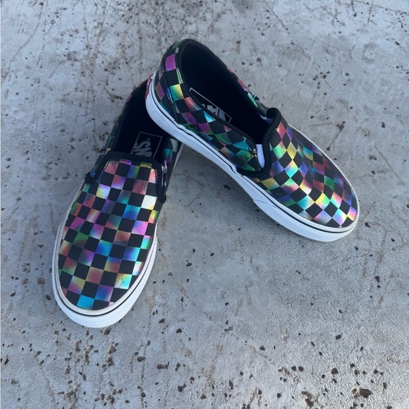 Vans metallic rainbow checkered Sneakers - Picture 1 of 3